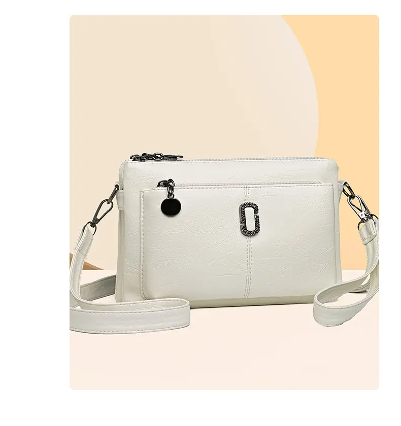 Black Women's 2026 Clutch Bag Multi-Compartment Crossbody — feature 9