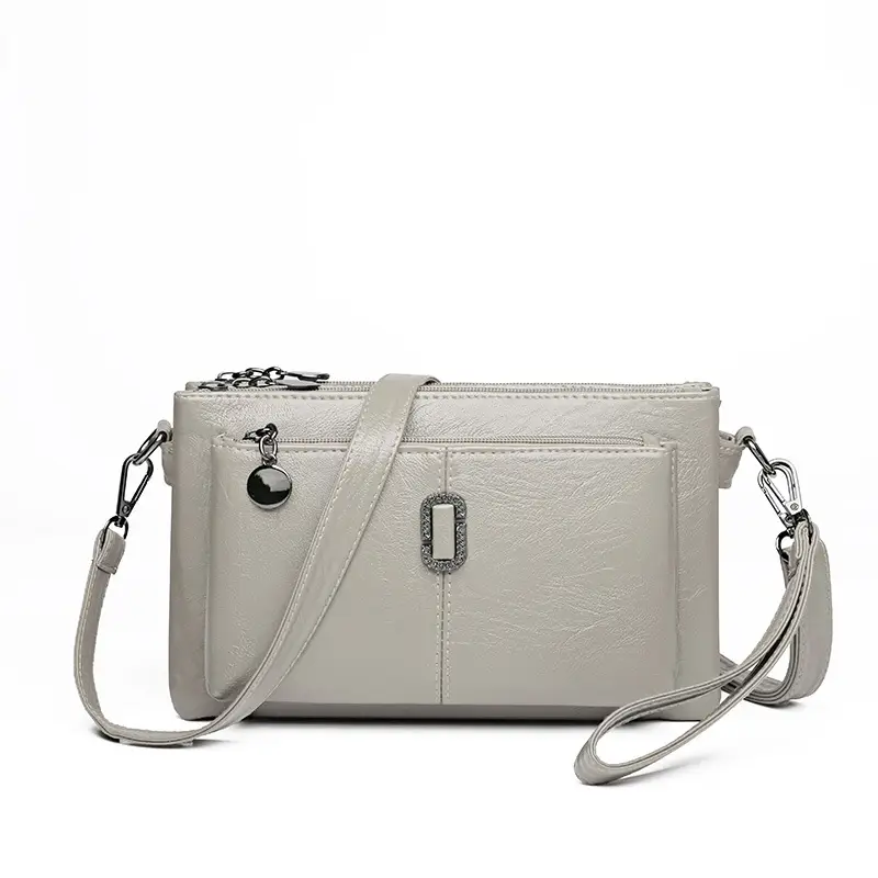 Black Women's 2026 Clutch Bag Multi-Compartment Crossbody - Image 2