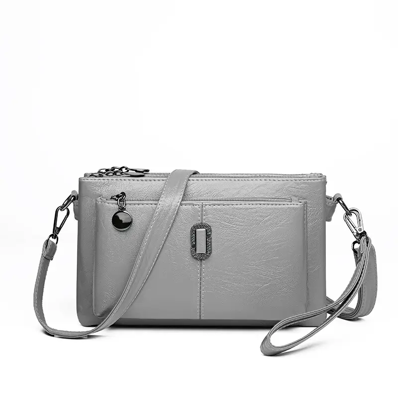 Black Women's 2026 Clutch Bag Multi-Compartment Crossbody - Image 3