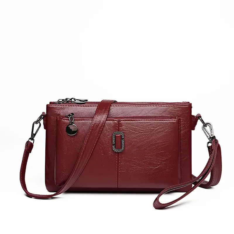 Black Women's 2026 Clutch Bag Multi-Compartment Crossbody - Image 4