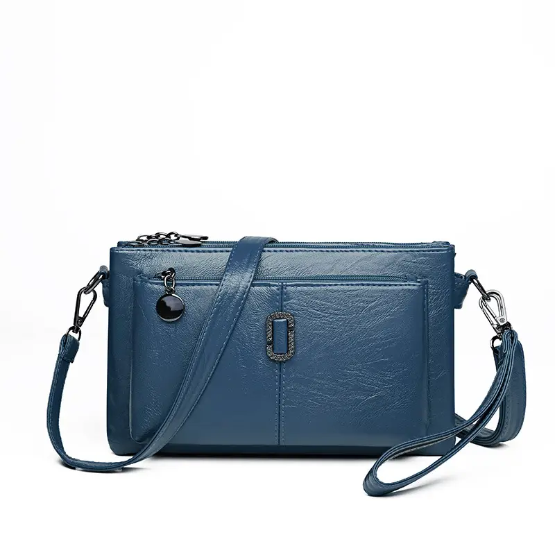 Black Women's 2026 Clutch Bag Multi-Compartment Crossbody - Image 8