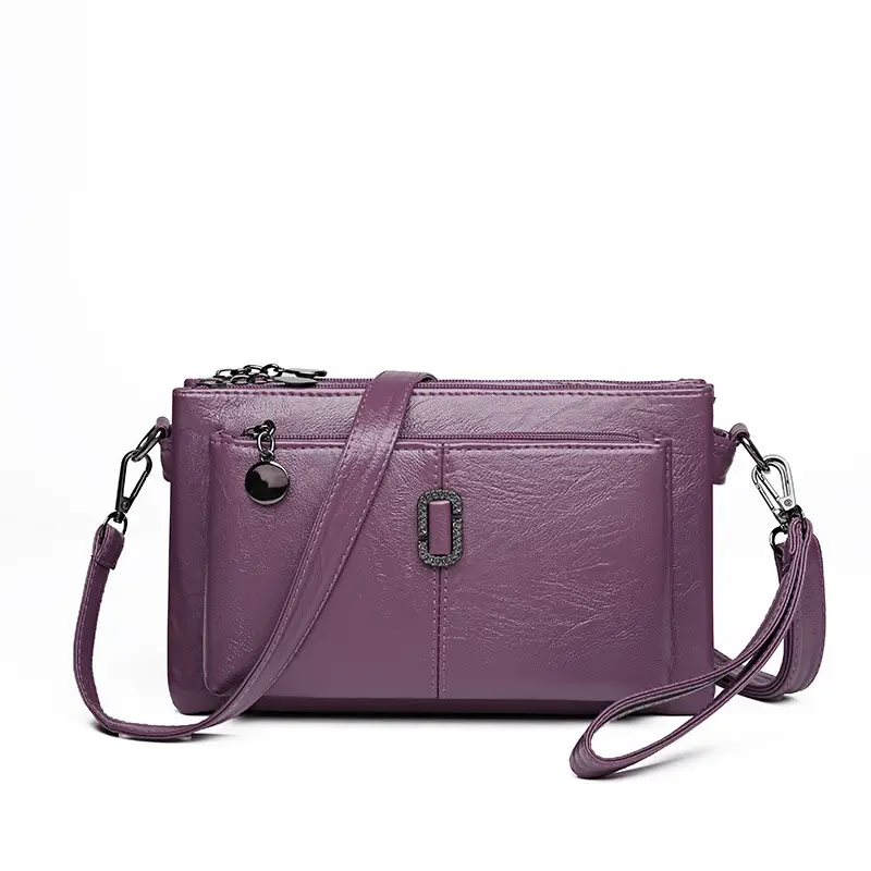 Black Women's 2026 Clutch Bag Multi-Compartment Crossbody - Image 9