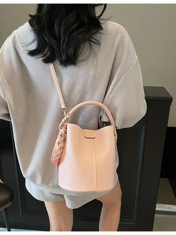 Black Crossbody Bucket Bag for Women 2026 - Image 7