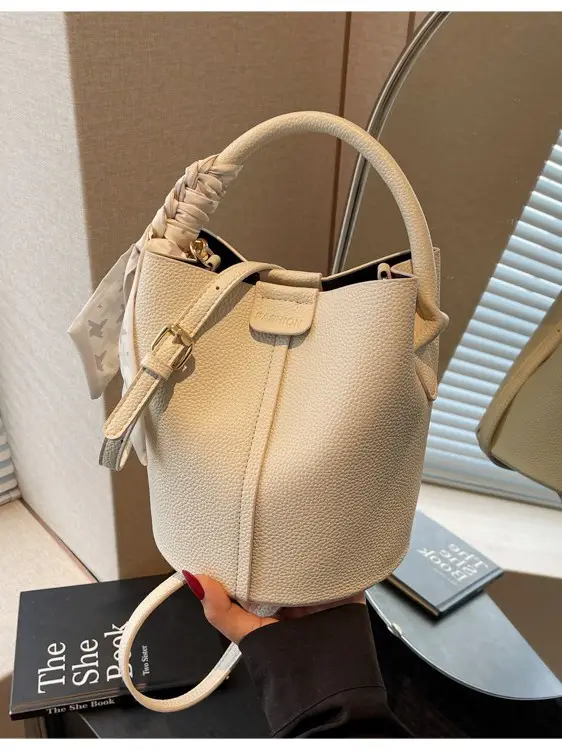 Black Crossbody Bucket Bag for Women 2026 - Image 9