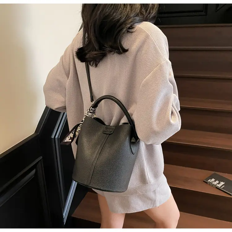 Black Crossbody Bucket Bag for Women 2026 — feature 19