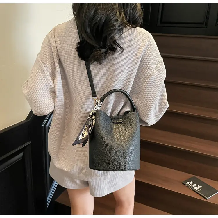 Black Crossbody Bucket Bag for Women 2026 — feature 20