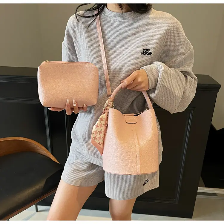 Black Crossbody Bucket Bag for Women 2026 — feature 37