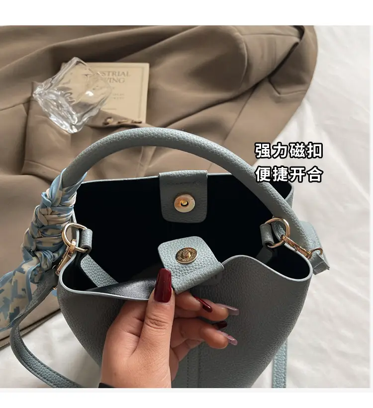Black Crossbody Bucket Bag for Women 2026 — feature 5