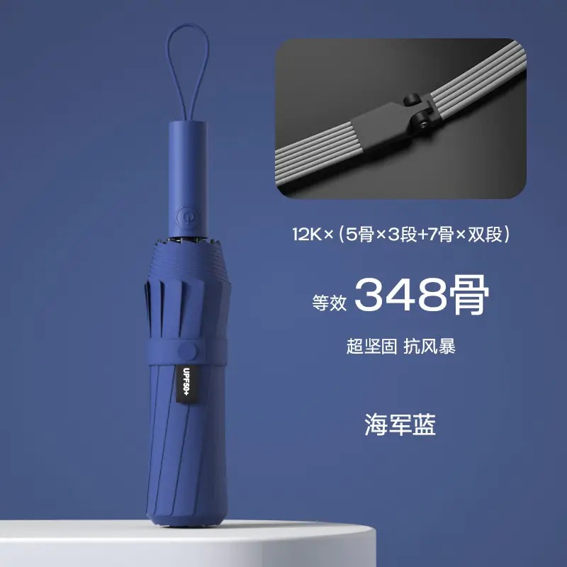 Full Automatic 348-Bone Dual-Purpose Umbrella for Women - Image 10