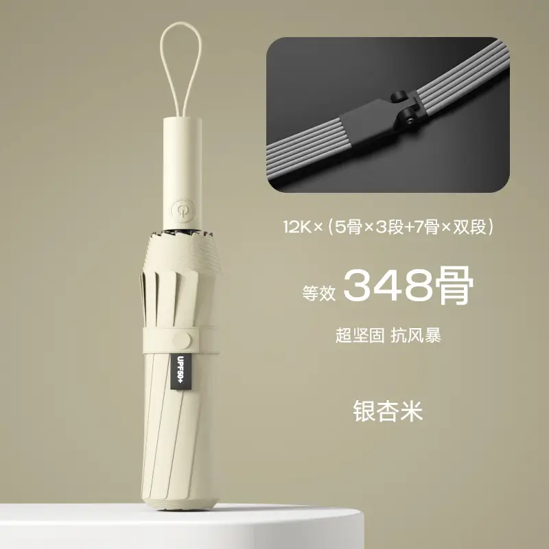 Full Automatic 348-Bone Dual-Purpose Umbrella for Women - Image 11