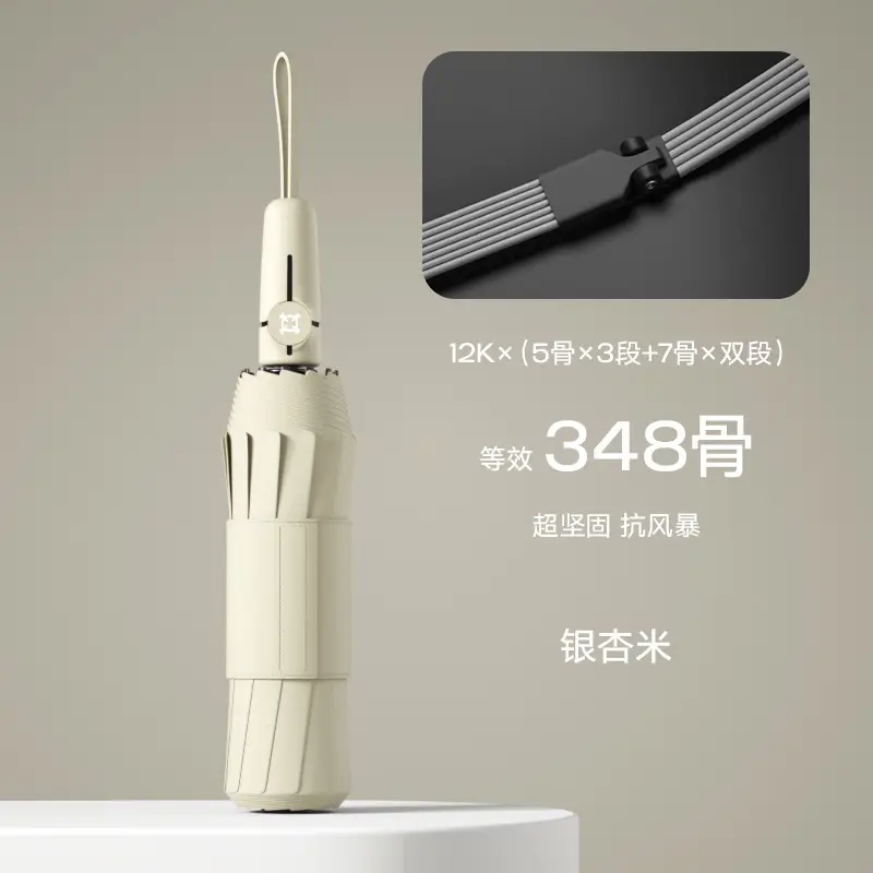 Full Automatic 348-Bone Dual-Purpose Umbrella for Women - Image 14