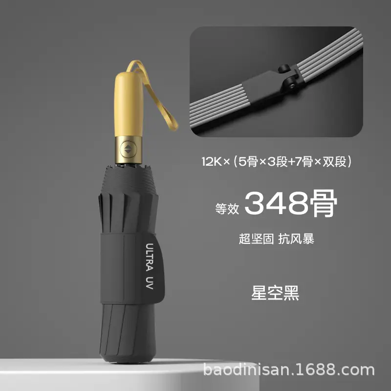 Full Automatic 348-Bone Dual-Purpose Umbrella for Women - Image 15