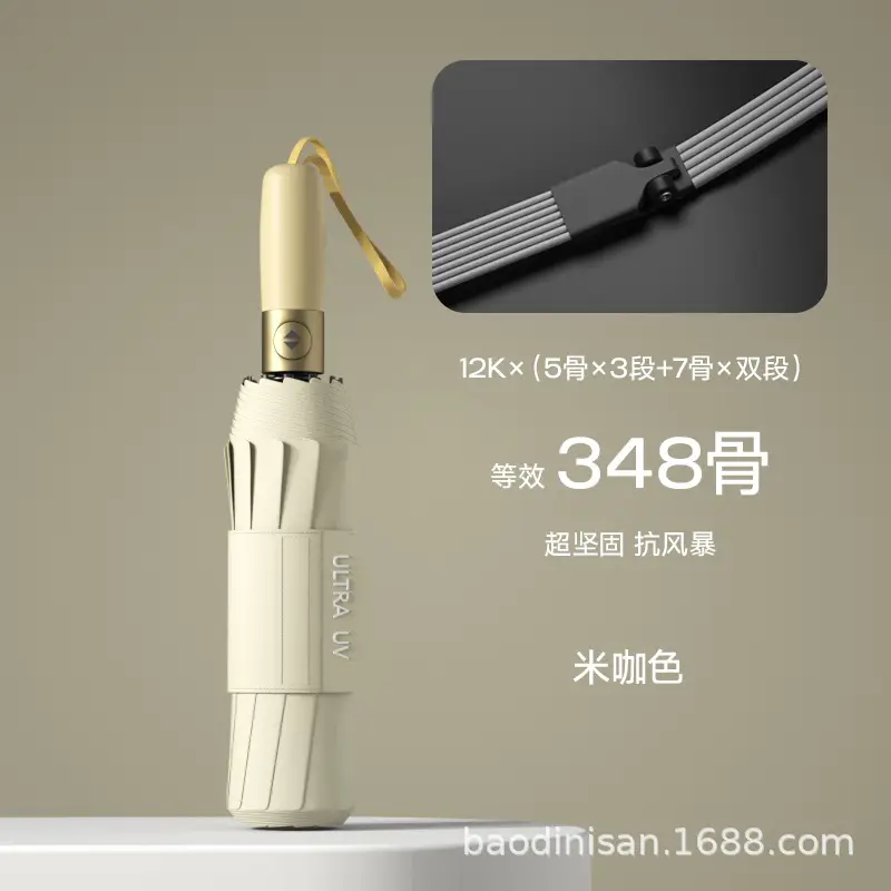 Full Automatic 348-Bone Dual-Purpose Umbrella for Women - Image 16