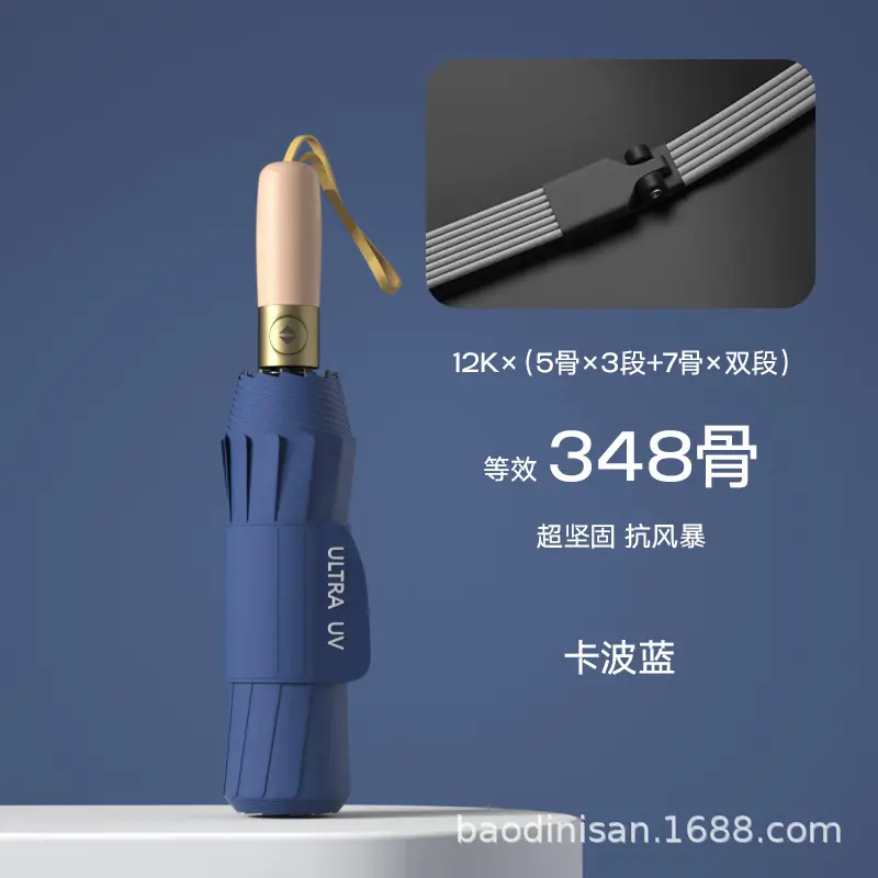 Full Automatic 348-Bone Dual-Purpose Umbrella for Women - Image 18