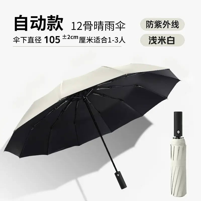 Full Automatic 348-Bone Dual-Purpose Umbrella for Women - Image 7