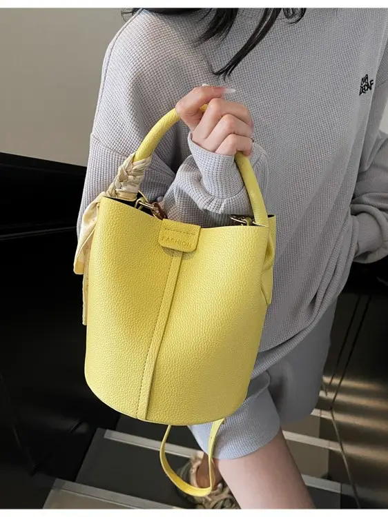 Black Crossbody Bag with Gold Plated Handle