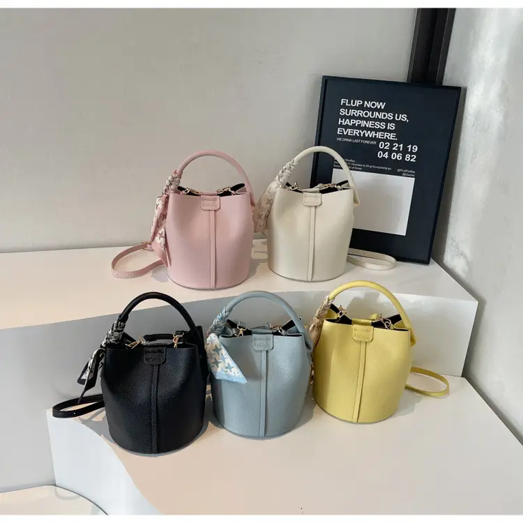 Black Crossbody Bag with Gold Plated Handle — feature 1