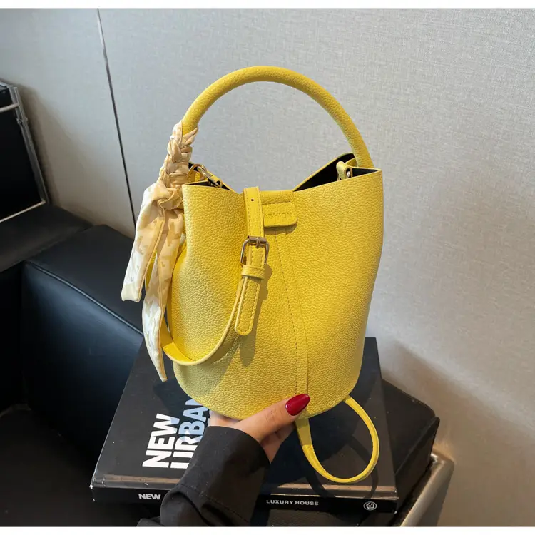 Black Crossbody Bag with Gold Plated Handle — feature 11