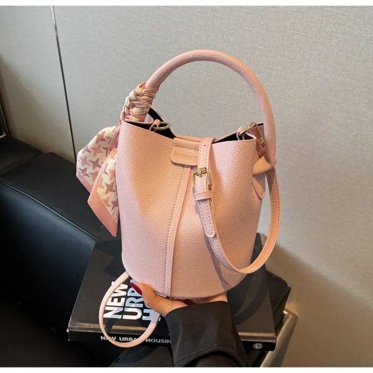 Black Crossbody Bag with Gold Plated Handle — feature 14