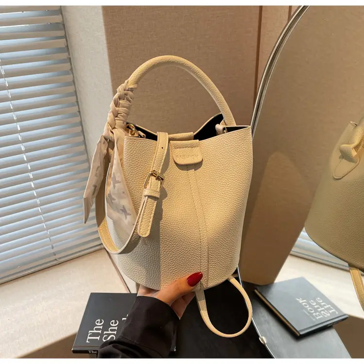 Black Crossbody Bag with Gold Plated Handle — feature 15