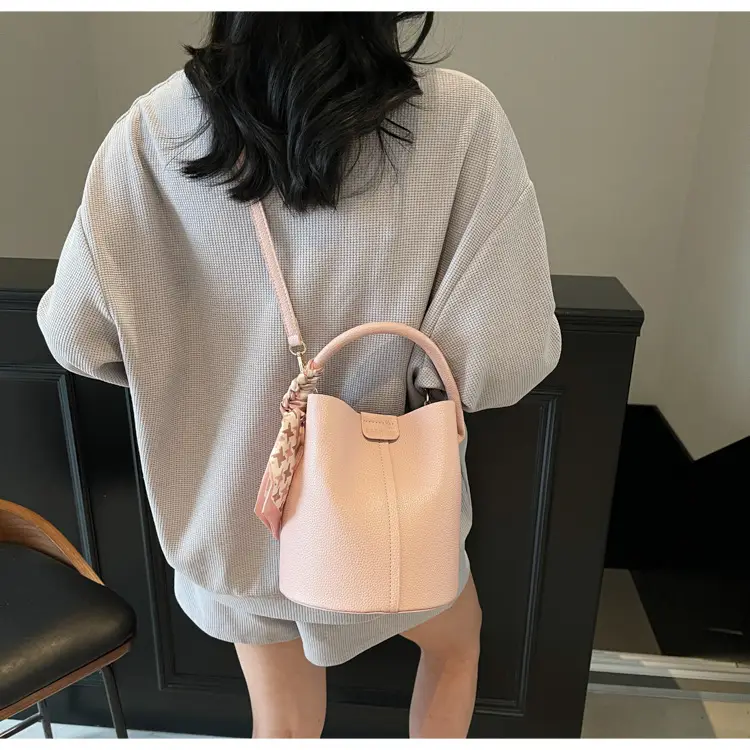 Black Crossbody Bag with Gold Plated Handle — feature 35