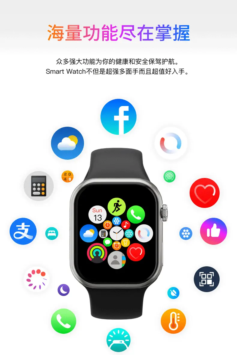 2025mX10 Smartwatch Ultra-Thin Sports Waterproof NFC Heart Rate Blood Sugar — feature 10