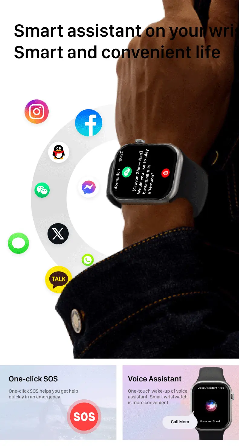 2025mX10 Smartwatch Ultra-Thin Sports Waterproof NFC Heart Rate Blood Sugar — feature 16