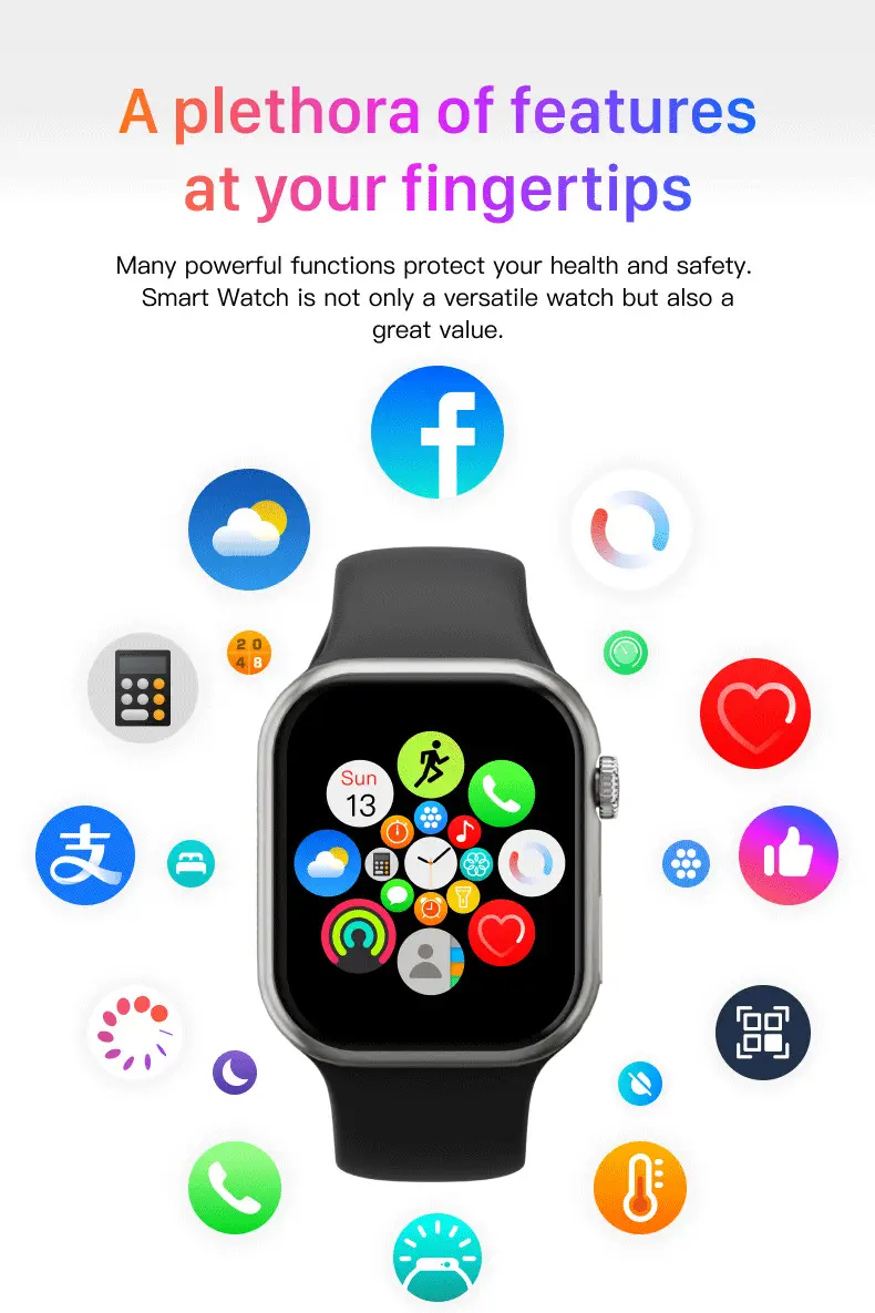 2025mX10 Smartwatch Ultra-Thin Sports Waterproof NFC Heart Rate Blood Sugar — feature 21