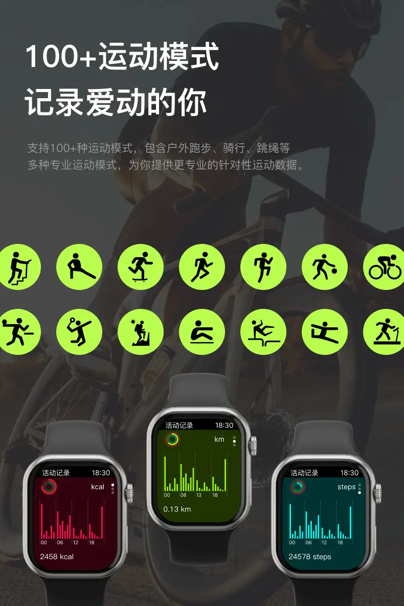 2025mX10 Smartwatch Ultra-Thin Sports Waterproof NFC Heart Rate Blood Sugar — feature 3