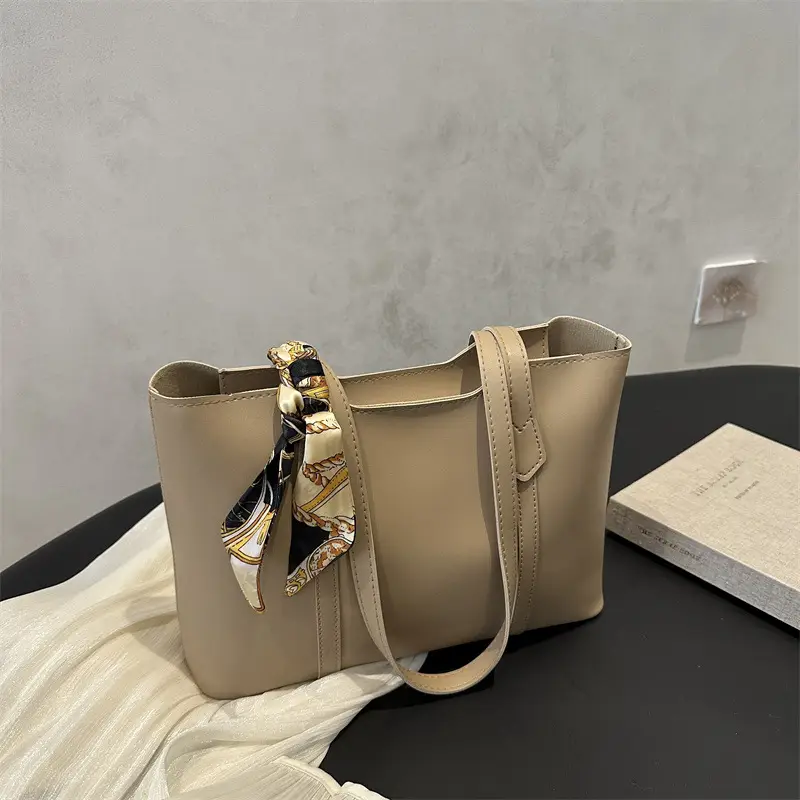Women Korean Style Brown Tote Bag 2025 New Fashion - Image 8
