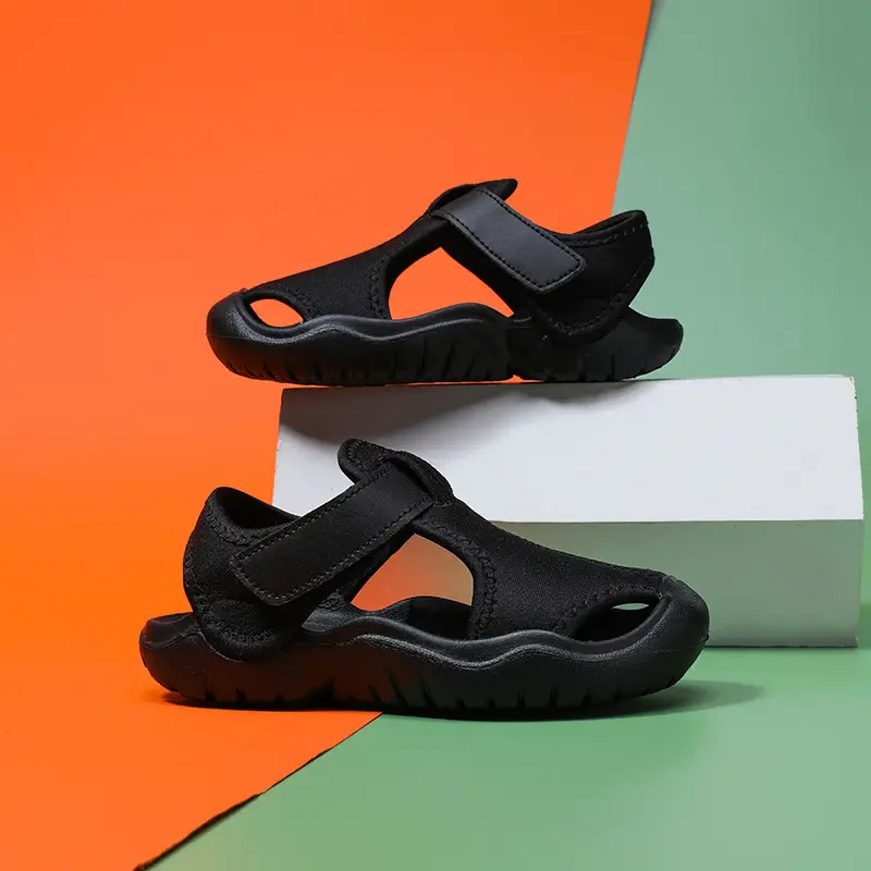 Pink Cross Strap Kids Sandals for Boys Girls