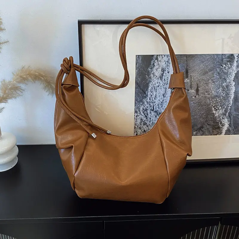 Brown Leather Shoulder Bag for Women 2025 - Image 5