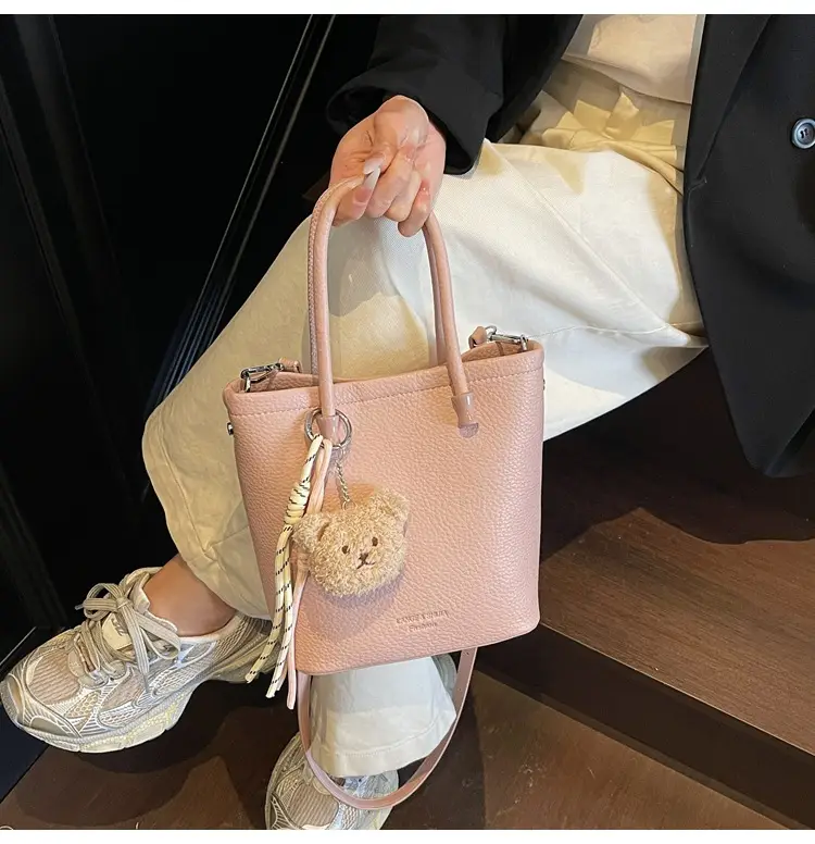 Pink Crossbody Bag with Charm for Women 2025 — feature 19