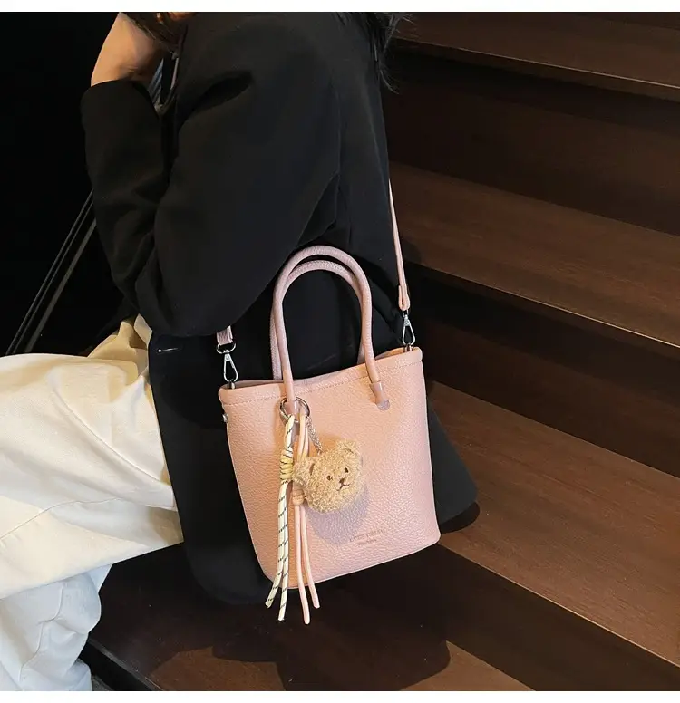 Pink Crossbody Bag with Charm for Women 2025 — feature 20