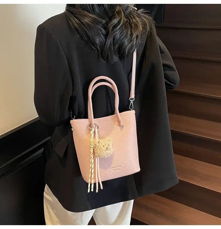 Pink Crossbody Bag with Charm for Women 2025 — feature 21