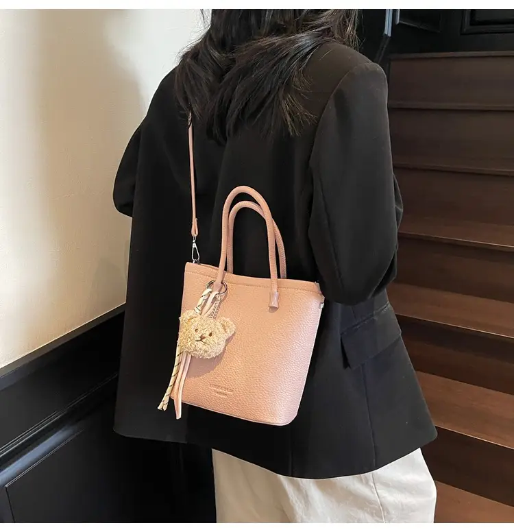 Pink Crossbody Bag with Charm for Women 2025 — feature 22
