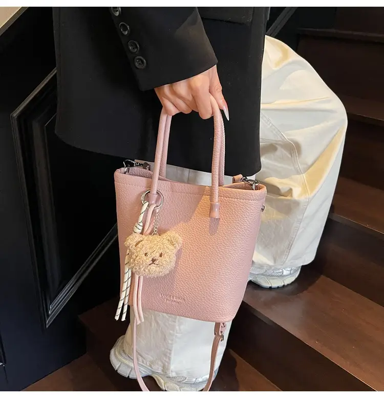 Pink Crossbody Bag with Charm for Women 2025 — feature 23