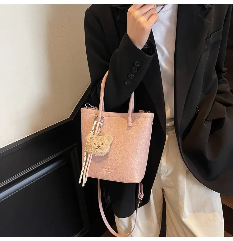 Pink Crossbody Bag with Charm for Women 2025 — feature 24