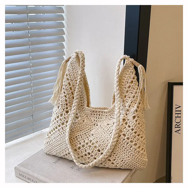 Women's Woven Shoulder Bag Pastoral Style 2026 — feature 38