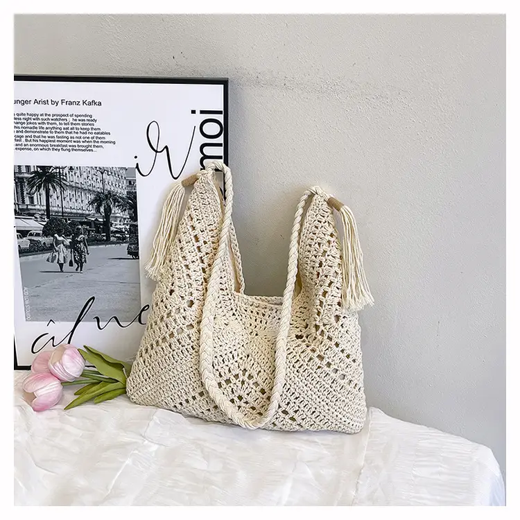 Women's Woven Shoulder Bag Pastoral Style 2026 — feature 49