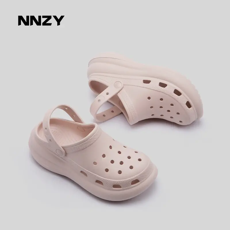 Warm Edge Puff Women's Shoes New Vintage Cave Shoes Outdoor Casual Shoes Garden Shoes Thick Sole Increased Beach Shoes - Image 2