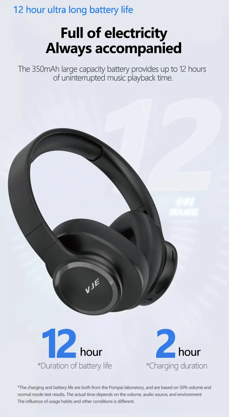 Pink Bluetooth Headset Full Ear Heavy Bass Wireless β feature 10