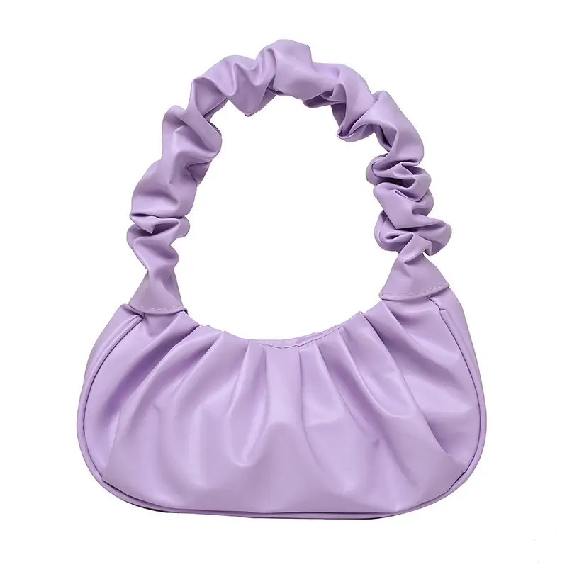 Cloud Pleated Women's Bag Black White 2023 - Image 20