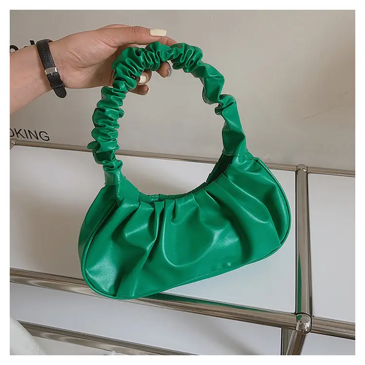 Cloud Pleated Women's Bag Black White 2023 — feature 20