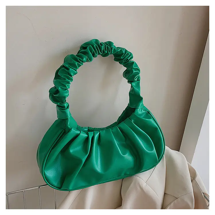 Cloud Pleated Women's Bag Black White 2023 — feature 24