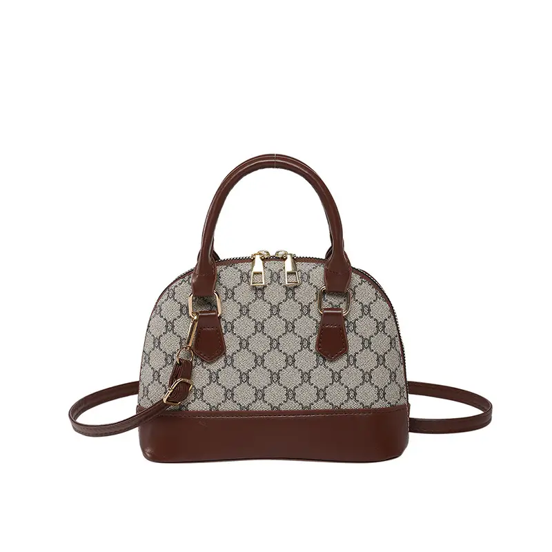 2025 New Spring Crossbody Bag with Retro Print & White Base - Image 9
