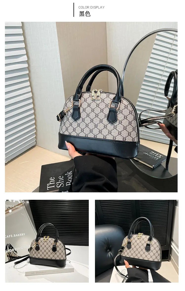2025 New Spring Crossbody Bag with Retro Print & White Base — feature 10