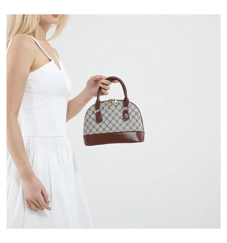 2025 New Spring Crossbody Bag with Retro Print & White Base — feature 22