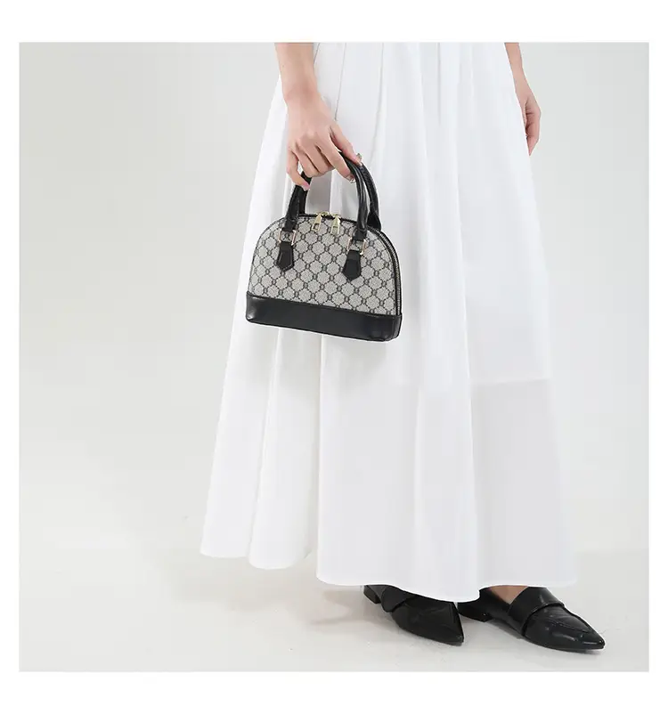 2025 New Spring Crossbody Bag with Retro Print & White Base — feature 24