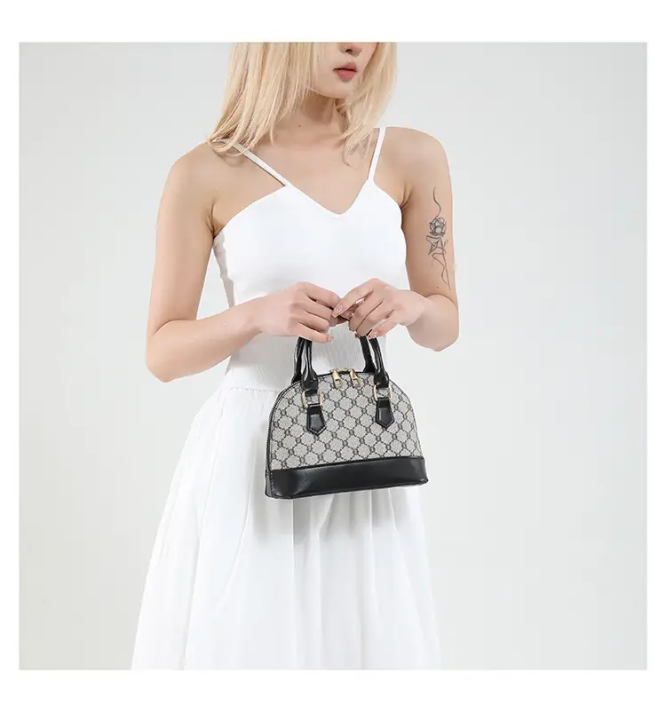 2025 New Spring Crossbody Bag with Retro Print & White Base — feature 25